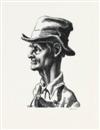 THOMAS HART BENTON Set of 5 lithographs to illustrate The Grapes of Wrath.